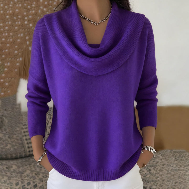 Edith | Cowl Neck Jumper