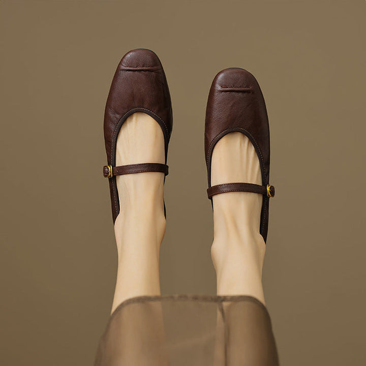 Elaine | Timeless Strap Flats