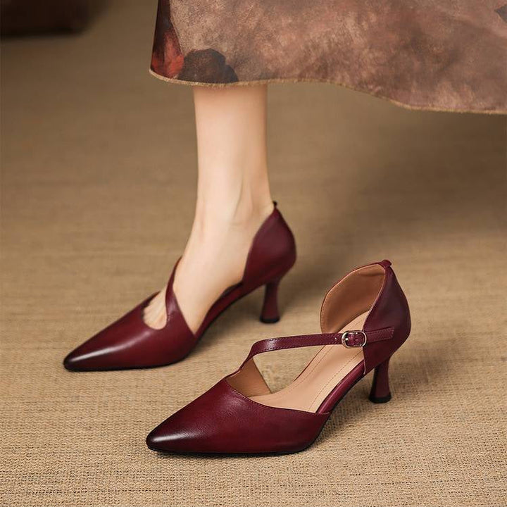 Diana | Elegant Crossover Strap Heels