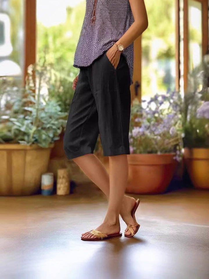 Meredith | Relaxed Summer Knee-Length Shorts