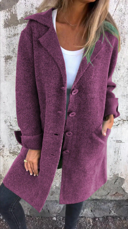 Antonia | Longline Open-Front Coat