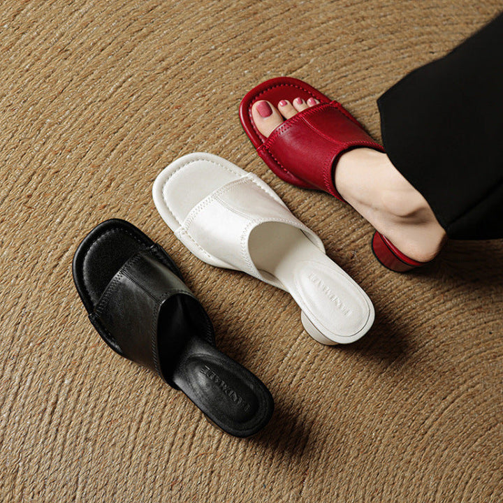 Brynn | Elegant Block-Heel Mules