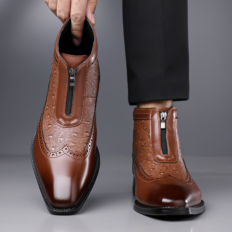 Langford | Refined Zip Ankle Boots