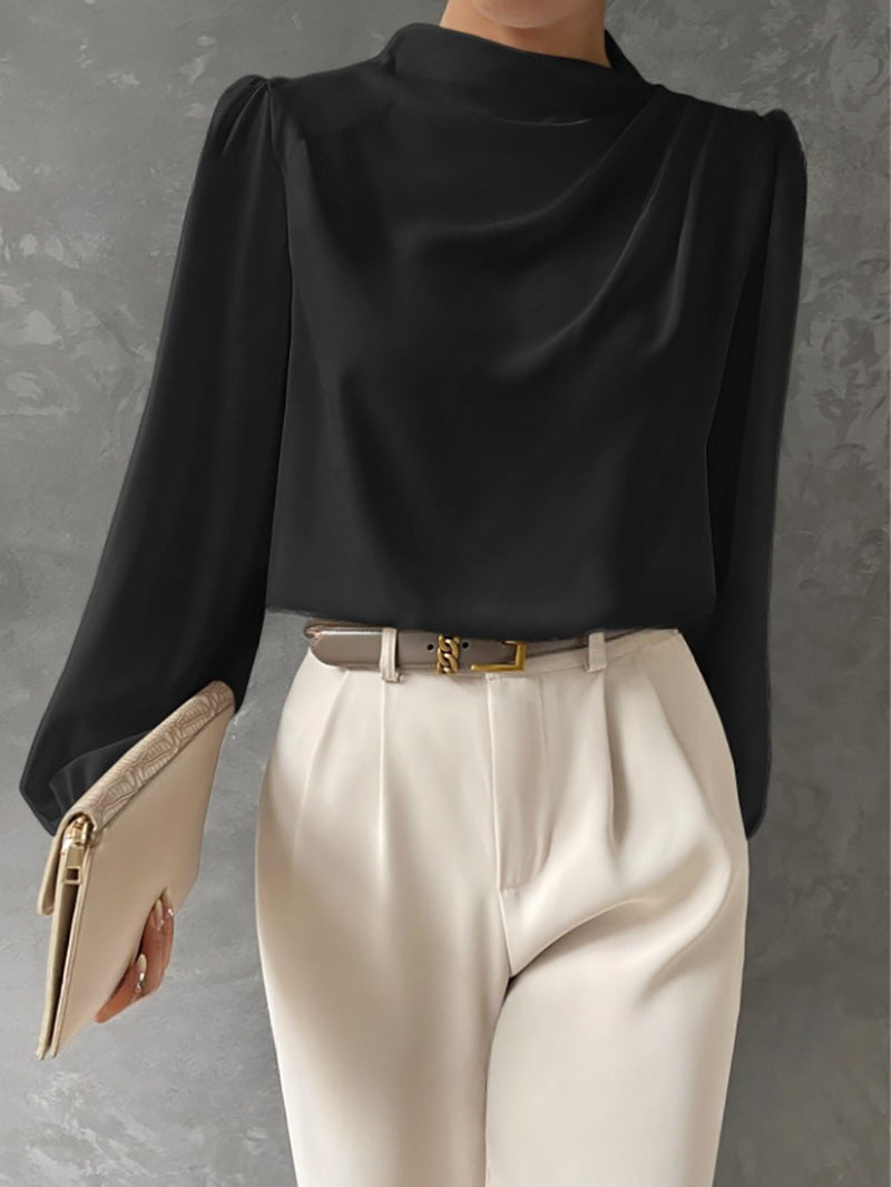Louella | Elegant Draped Blouse