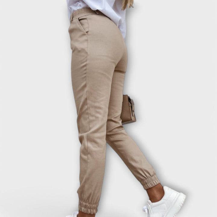 Greer | Tapered High-Waist Trousers