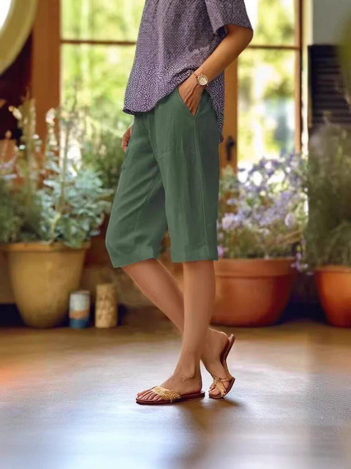 Meredith | Relaxed Summer Knee-Length Shorts