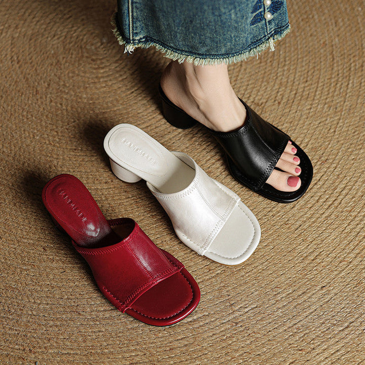 Brynn | Elegant Block-Heel Mules