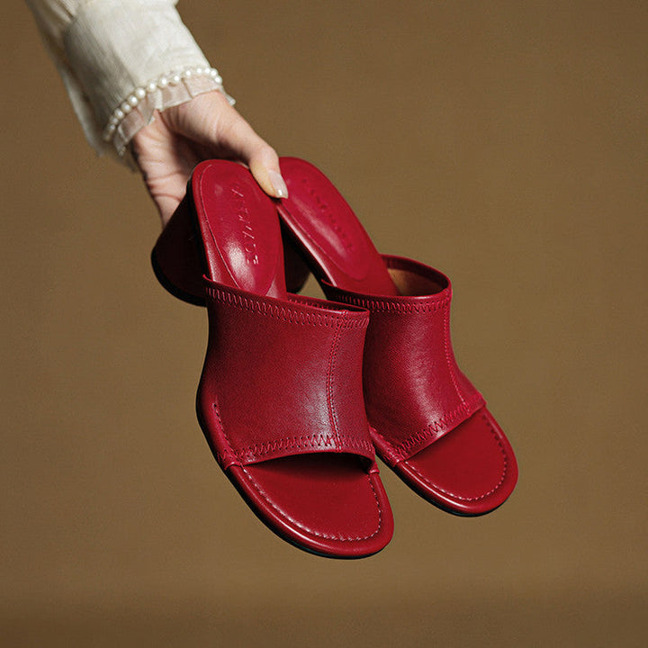 Brynn | Elegant Block-Heel Mules