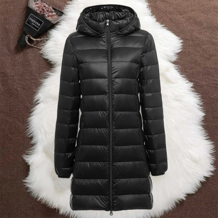 Flora | Longline Hooded Padded Coat