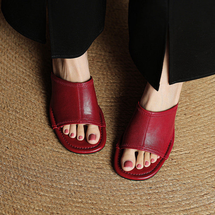 Brynn | Elegant Block-Heel Mules