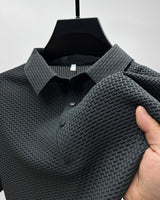 Alistair | Refined Textured Polo Shirt