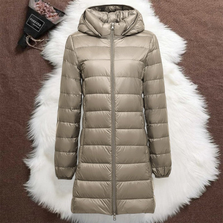 Eliana | Longline Hooded Padded Jacket