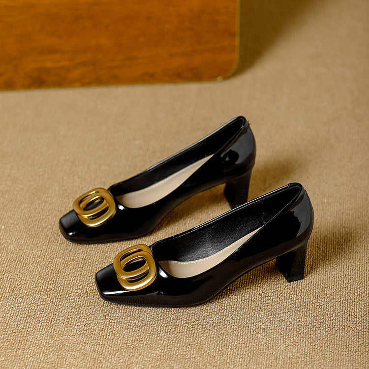 Leona | Elegant Block-Heel Pumps
