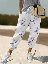 Gretchen | Relaxed Floral-Print Trousers
