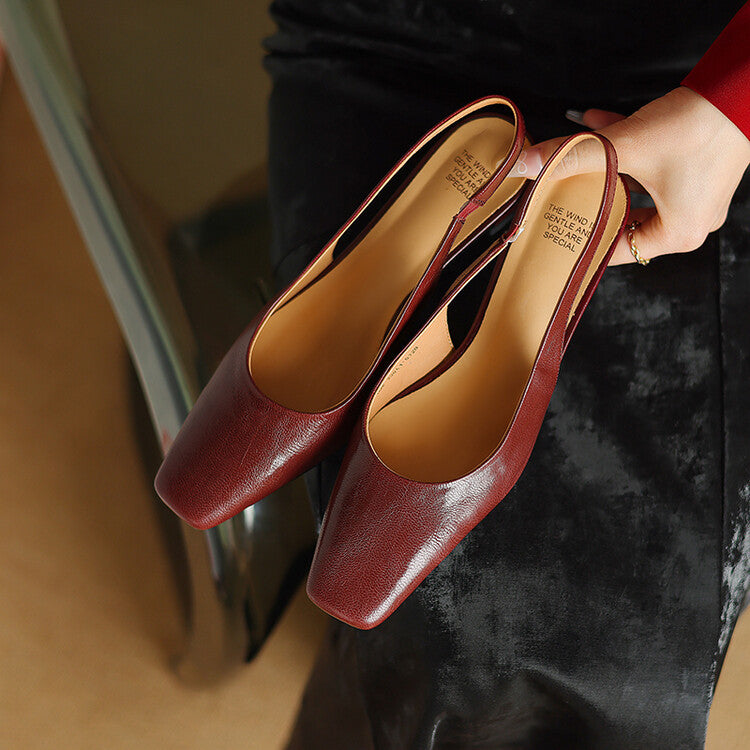 Marion Reeve | Refined Slingback Heels