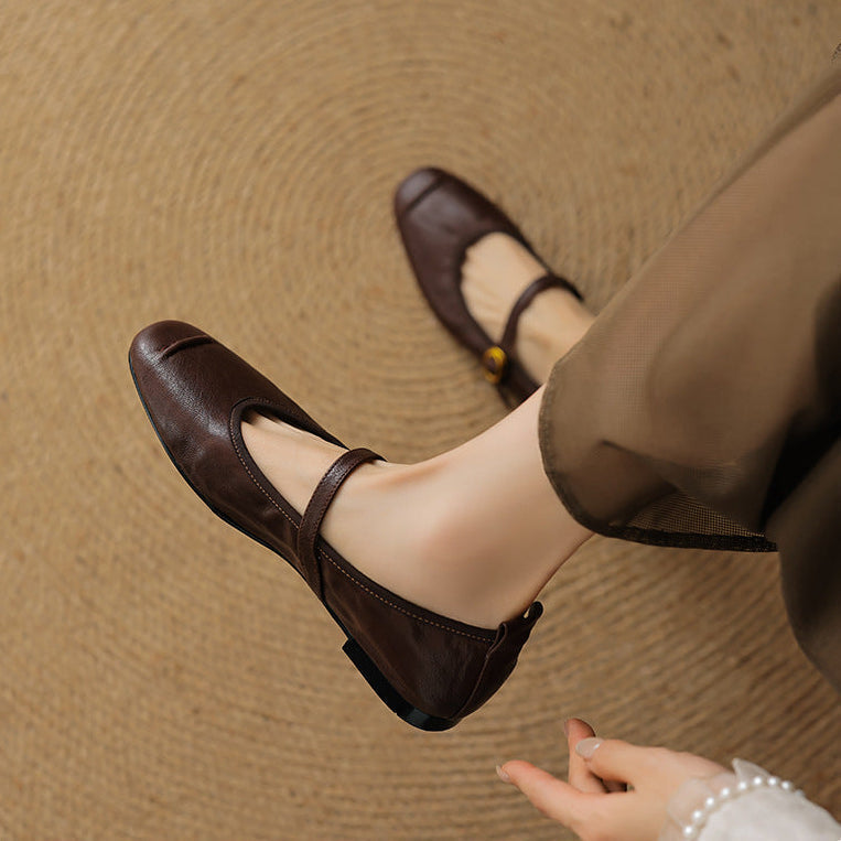 Elaine | Timeless Strap Flats