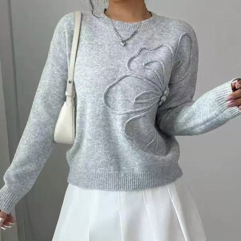 Annora | Soft Floral-Knit Jumper