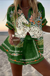 Adriana | Sunset Print Two-Piece Set