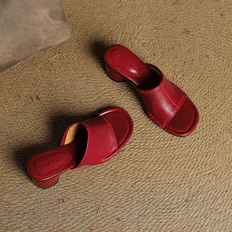 Brynn | Elegant Block-Heel Mules