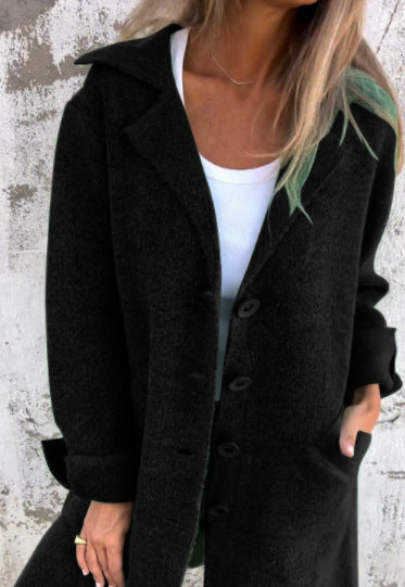 Antonia | Longline Open-Front Coat