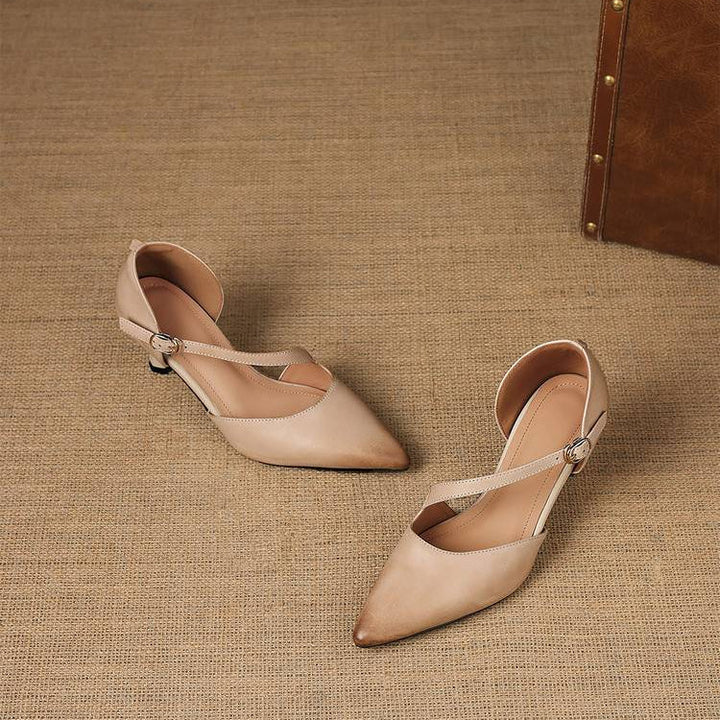 Diana | Elegant Crossover Strap Heels