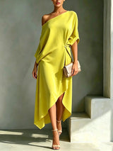 Helene | Elegant Asymmetrical Dress