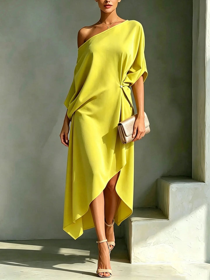 Helene | Elegant Asymmetrical Dress