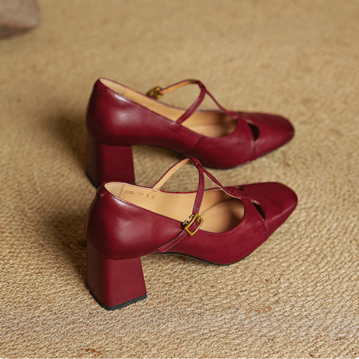 Elena | Timeless T-Strap Heels