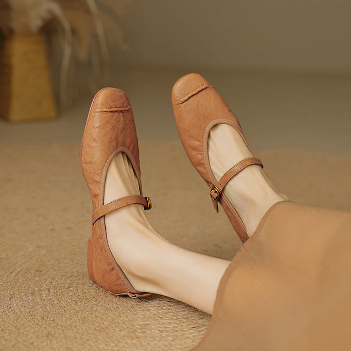 Elaine | Timeless Strap Flats