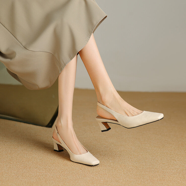 Marion Reeve | Refined Slingback Heels