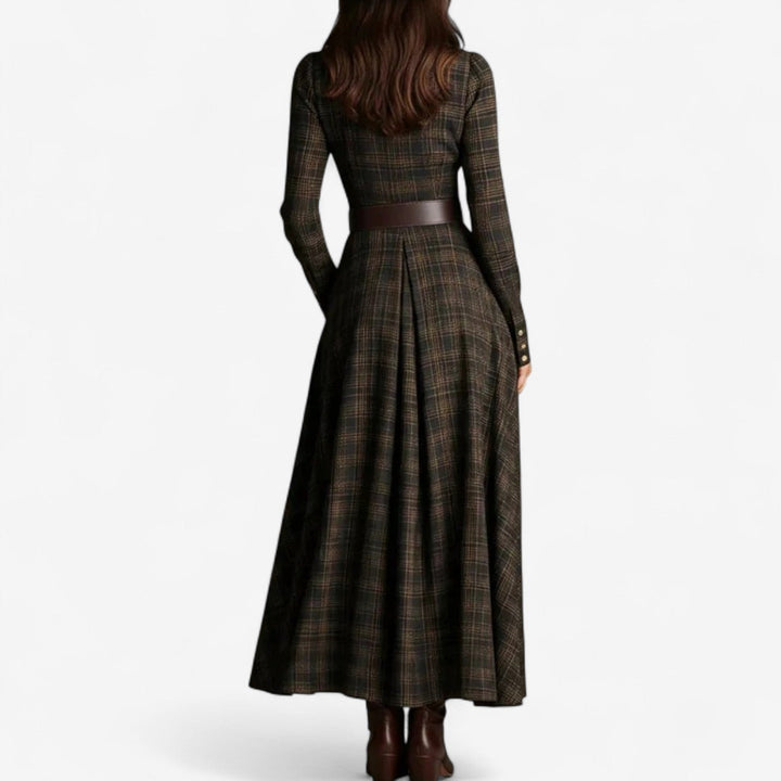 Leonora | Belted Vintage Maxi Dress