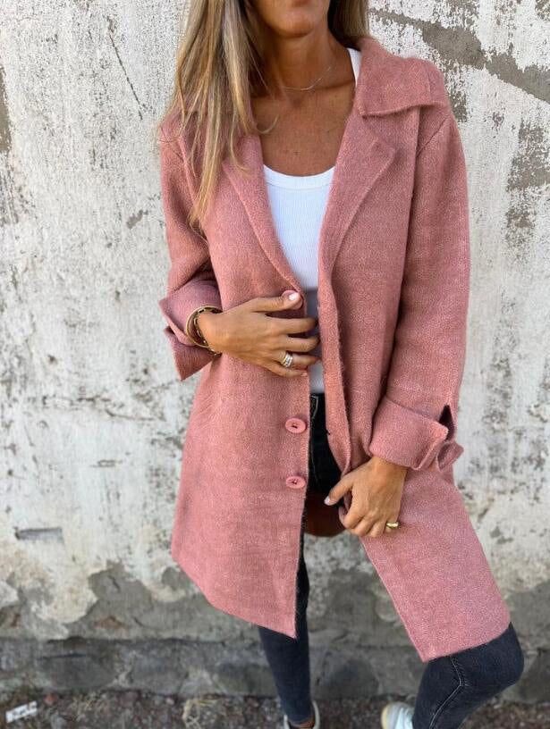 Antonia | Longline Open-Front Coat