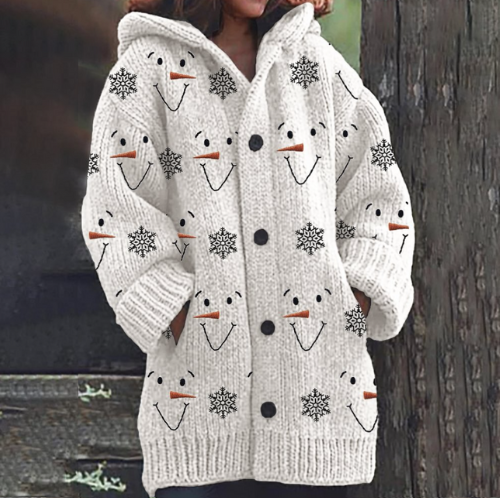 Holly | Cosy Hooded Cardigan