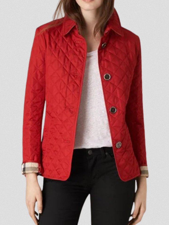 Adelia | Diamond-Quilted Jacket