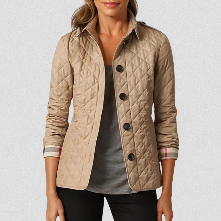 Adelia | Diamond-Quilted Jacket