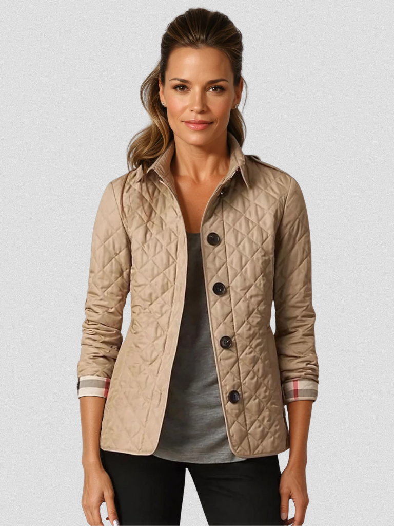 Adelia | Diamond-Quilted Jacket