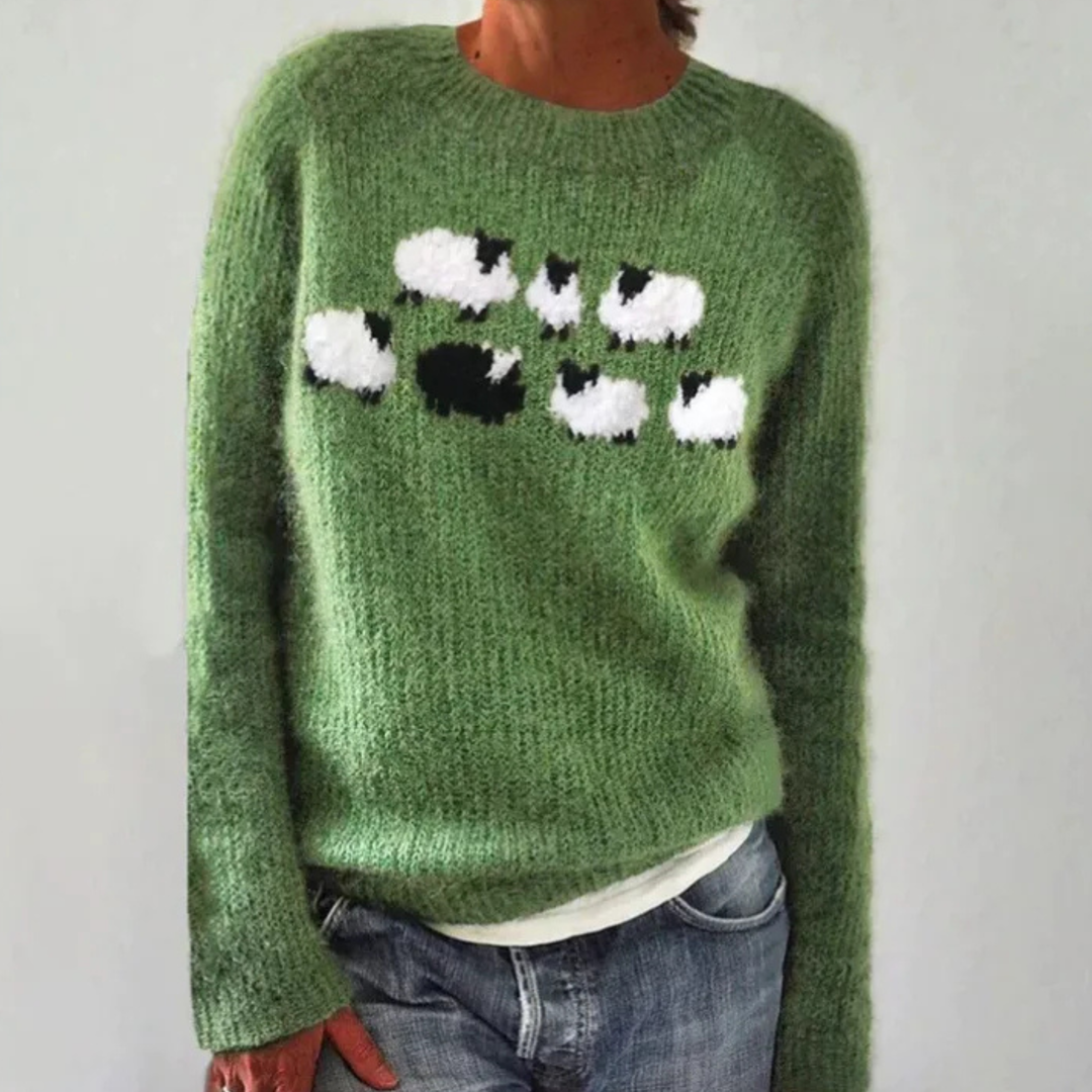 Nessa | Cosy Grazing-Sheep Knit Jumper