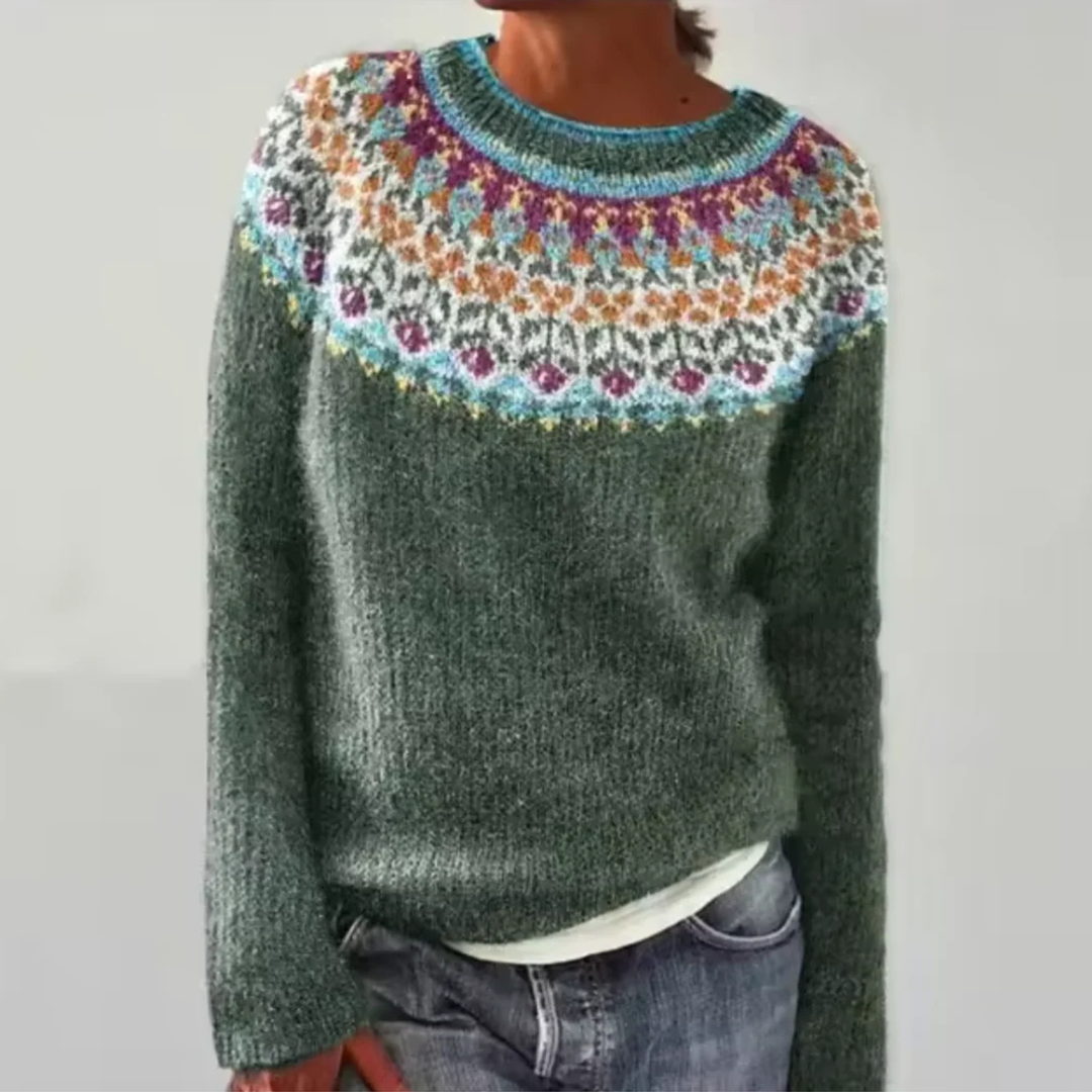 Mirabel | Nordic Patterned Knit Jumper