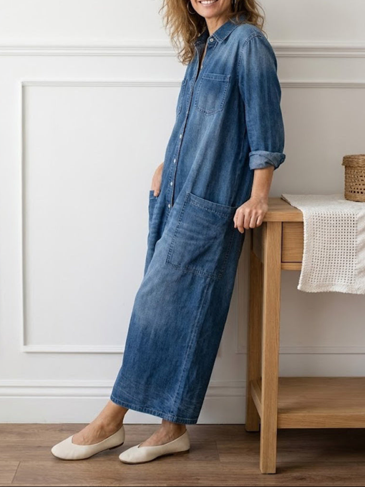 Annika | Relaxed Wide-Leg Jumpsuit
