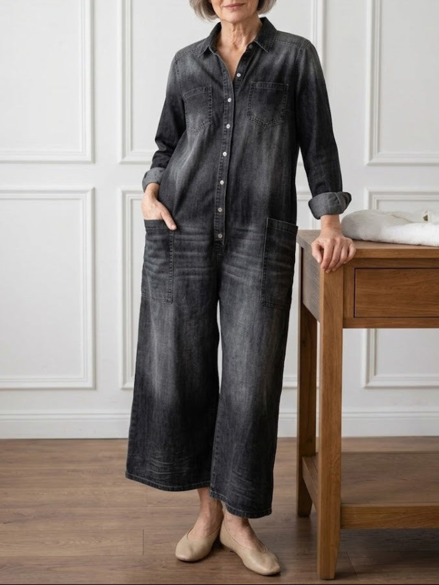 Annika | Relaxed Wide-Leg Jumpsuit