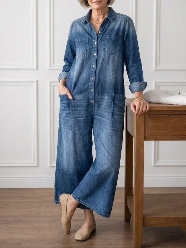 Annika | Relaxed Wide-Leg Jumpsuit