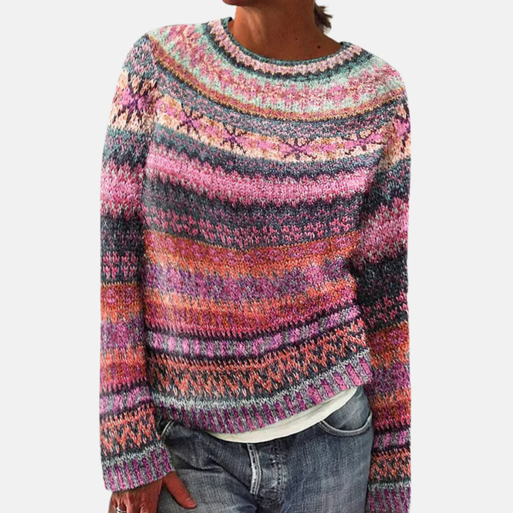 Linnea | Multi-Tone Knit Sweater