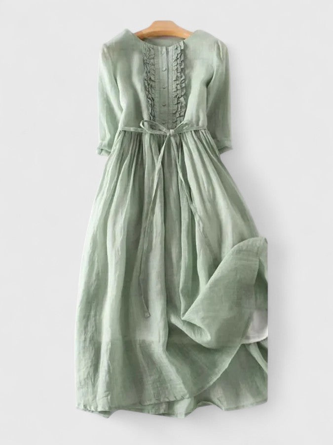 Fenella | Softly Gathered Maxi Dress