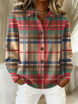 Rosina | Checked Button-Front Shirt