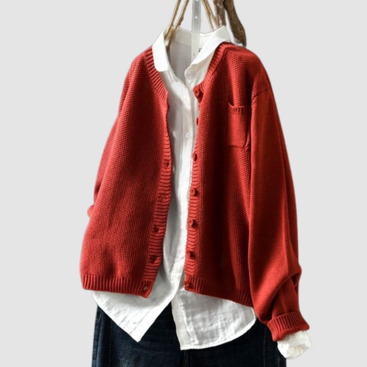Lavinia | Relaxed Button-Up Cardigan