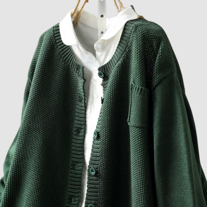 Lavinia | Relaxed Button-Up Cardigan