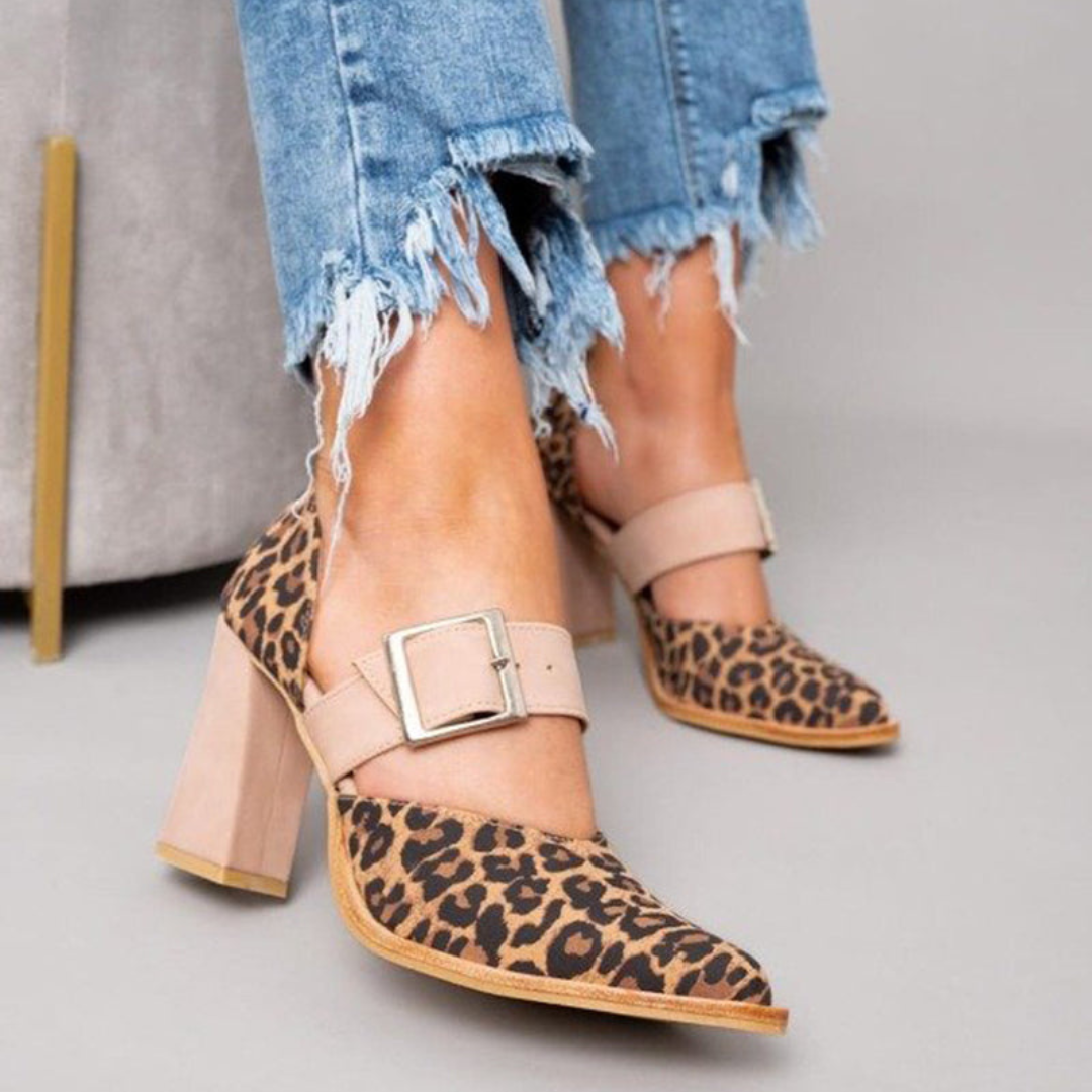 Valentina | Refined Buckle Heels