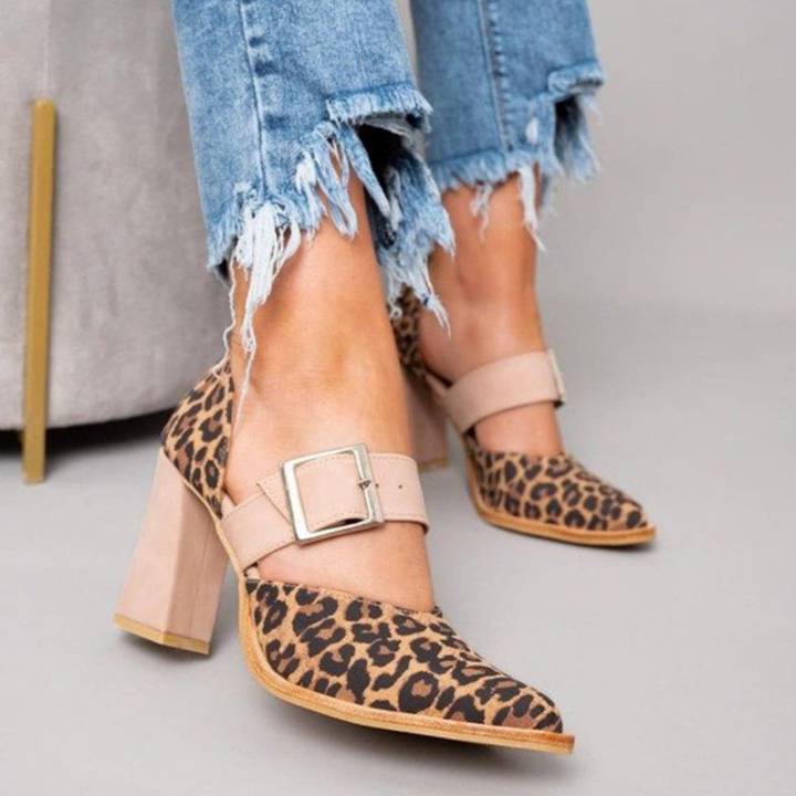 Valentina | Refined Buckle Heels