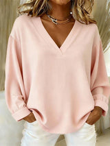 Yvonne | Relaxed V-Neck Blouse