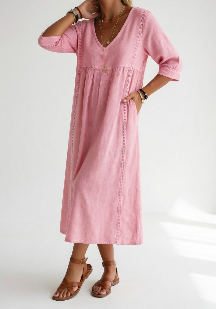 Susanne | Relaxed Flowing Midi Dress
